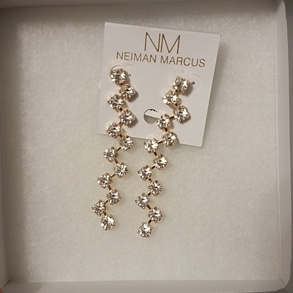 NWT  Natasha zig zag crystal earrings - Picture 4 of 5